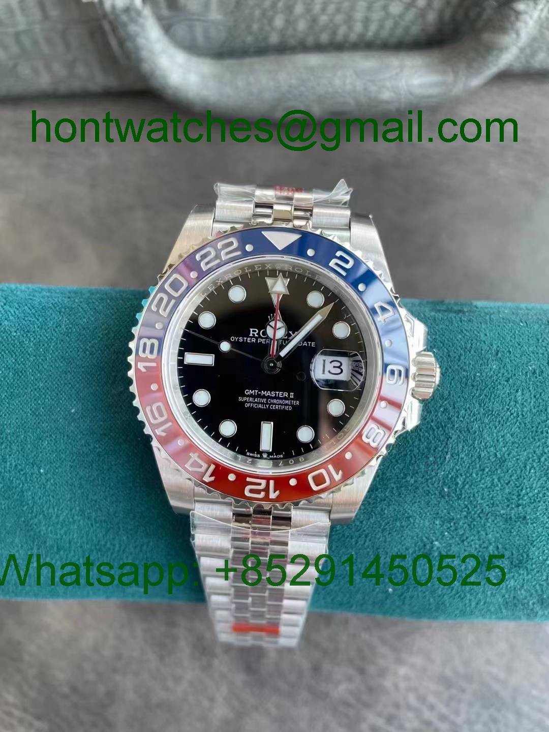 Replica Rolex GMT II 126710 BLRO PEPSI Clean Julibee VR3285 CHS- Hontwatch Wholesale
