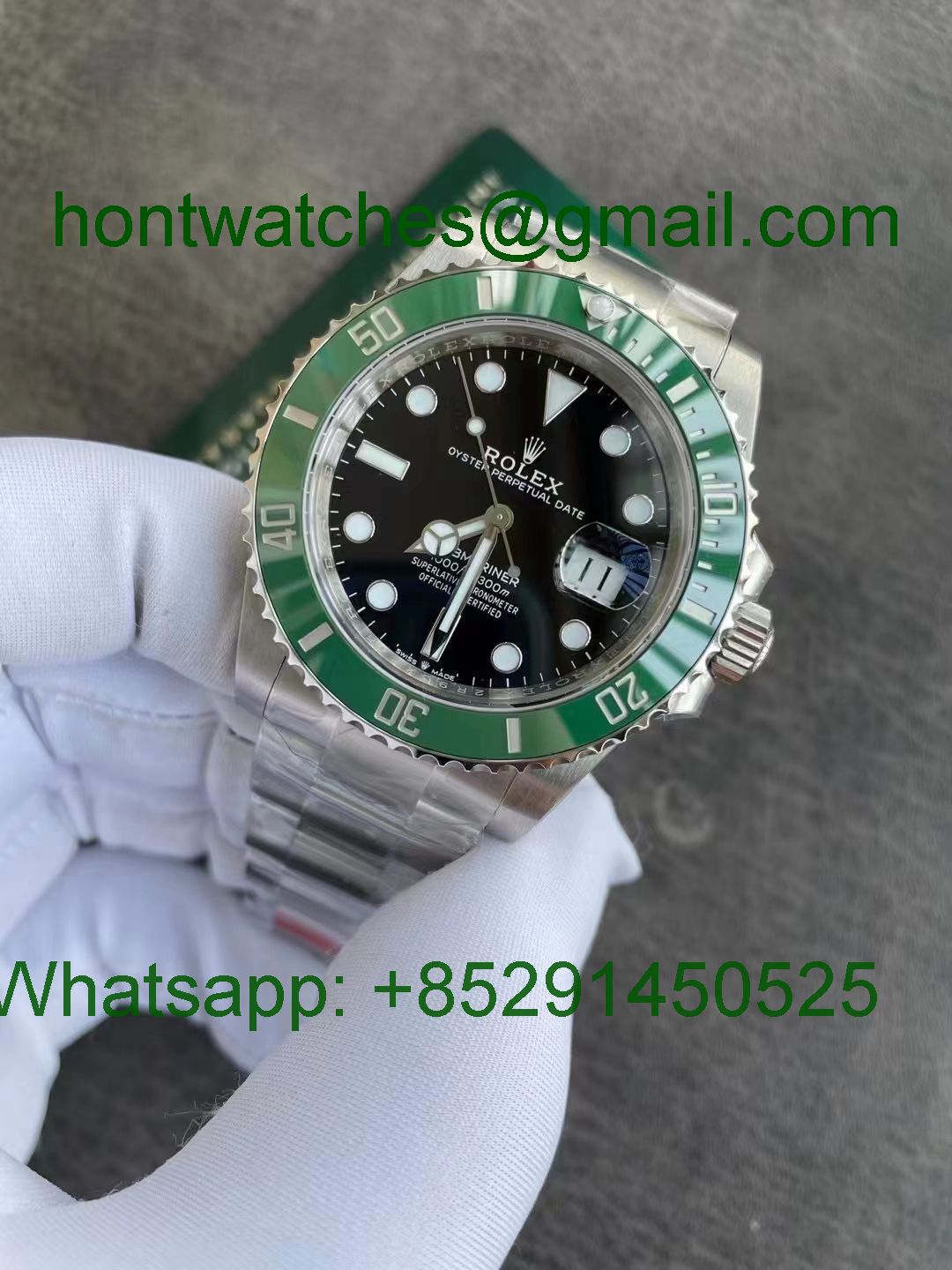 Replica Rolex Submariner 41mm 126610 Green Kermit VSF 1:1 Best VS3235- Hontwatch Wholesale