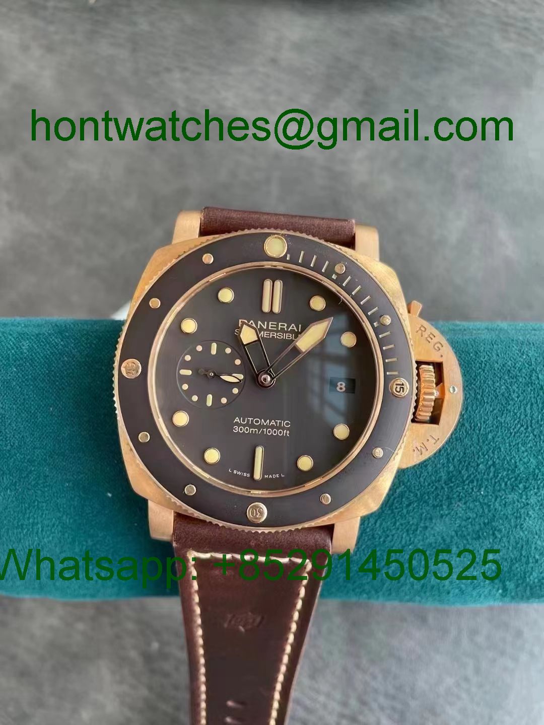 Panerai PAM968 Bronzo VSF 1:1 Best Brown Superclone Hontwatch Replica Watches Wholesale
