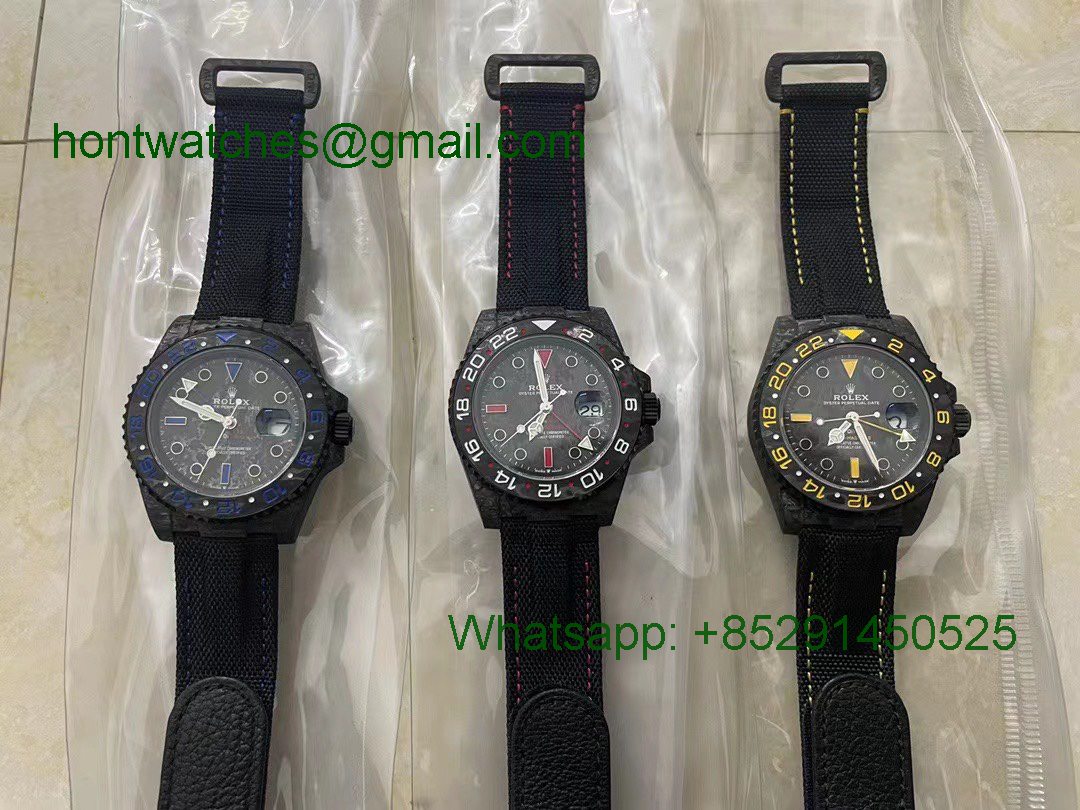 Replica Watches Wholesale Hontwatch Rolex GMT II DIW Carbon VSF